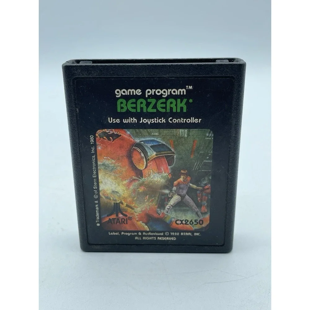 Berzerk VGC Atari 2600 1982 Tested And Working